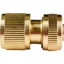 Conector cu stop Topgarden 400403, dimensiune 1/2, din alama