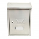 Cutie postala inox 320X230X90mm cu 2 chei si accesorii de prindere