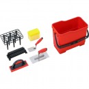 Galeata 22l cu role si 7 accesorii pentru aplicare placi ceramice