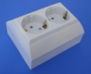 Priza ceramica dubla PT cu CP